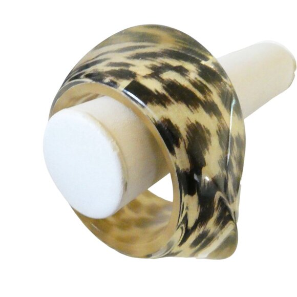 KATE SPADE Pop art resin & lucite Animal print bangle bracelet - Picture 4 of 10